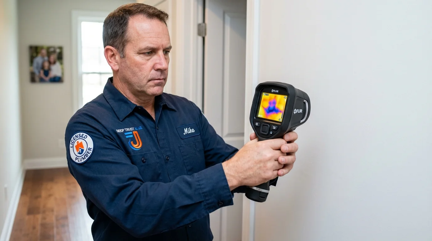 Thermal imaging leak detection by Johns Plumbing LLC in Port Saint Joe